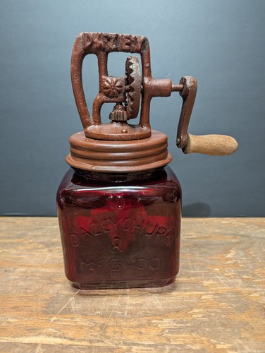 Dazey butter churn ruby red - dazey,